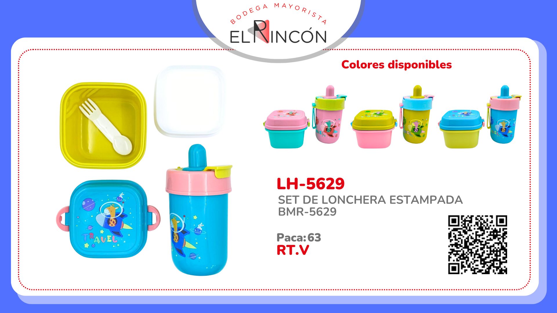 SET DE LONCHERA ESTAMPADA BMR-5629