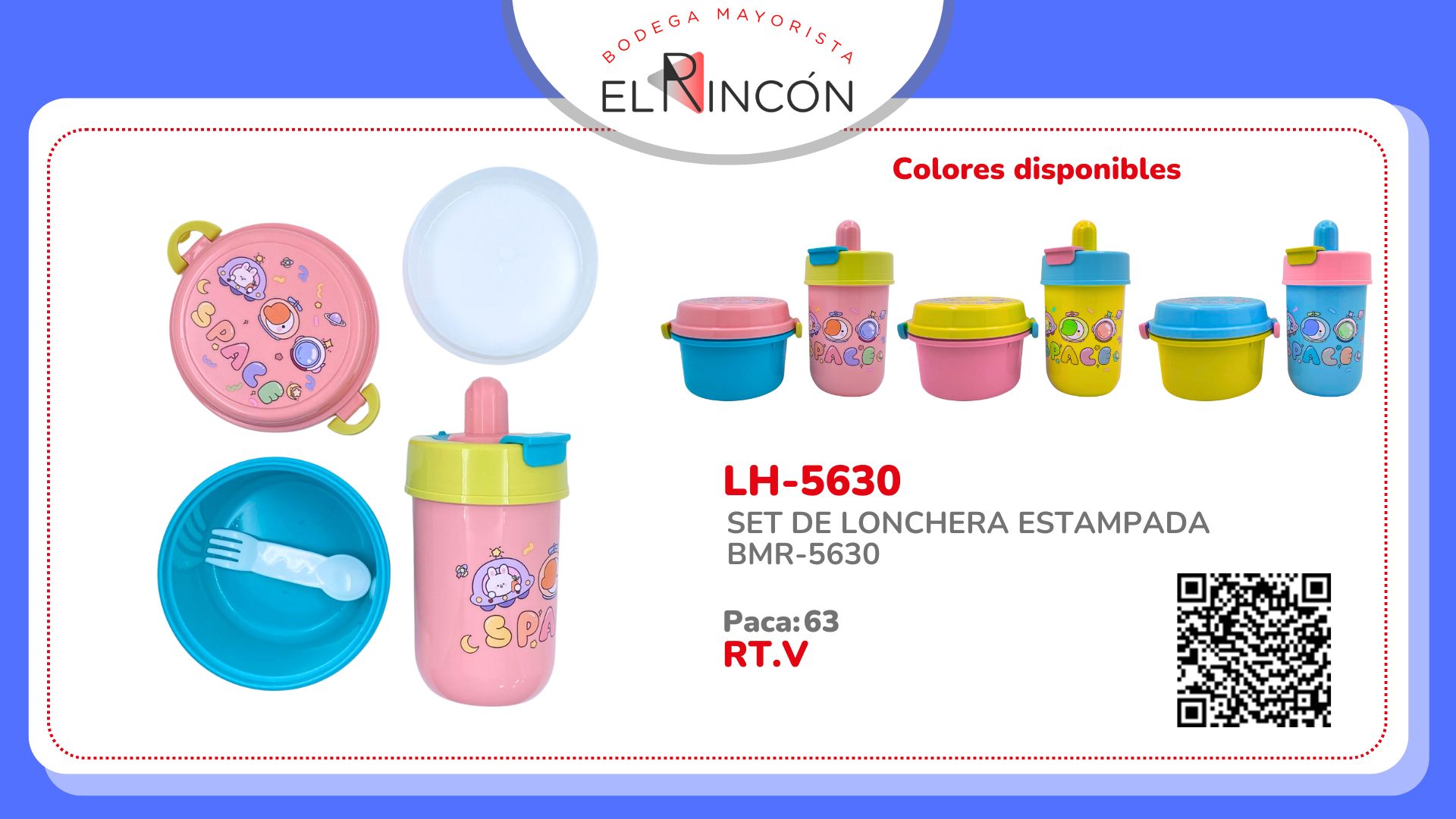 SET DE LONCHERA ESTAMPADA BMR-5630