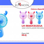 MINI VENTILADOR RECARGABLE BMR-5644/CS1321A