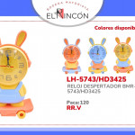 RELOJ DESPERTADOR BMR-5743/HD3425