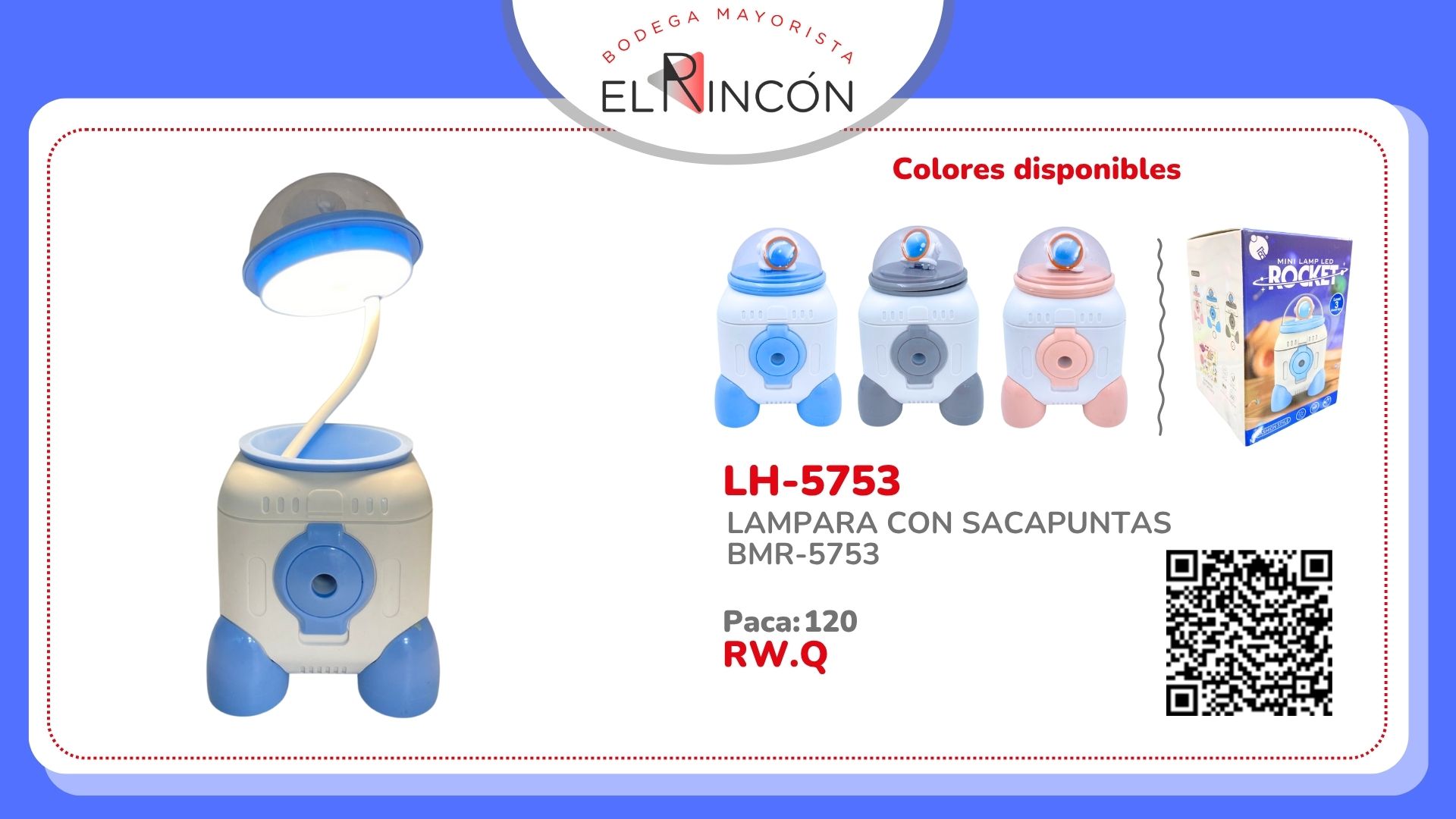 LAMPARA CON SACAPUNTAS BMR-5753