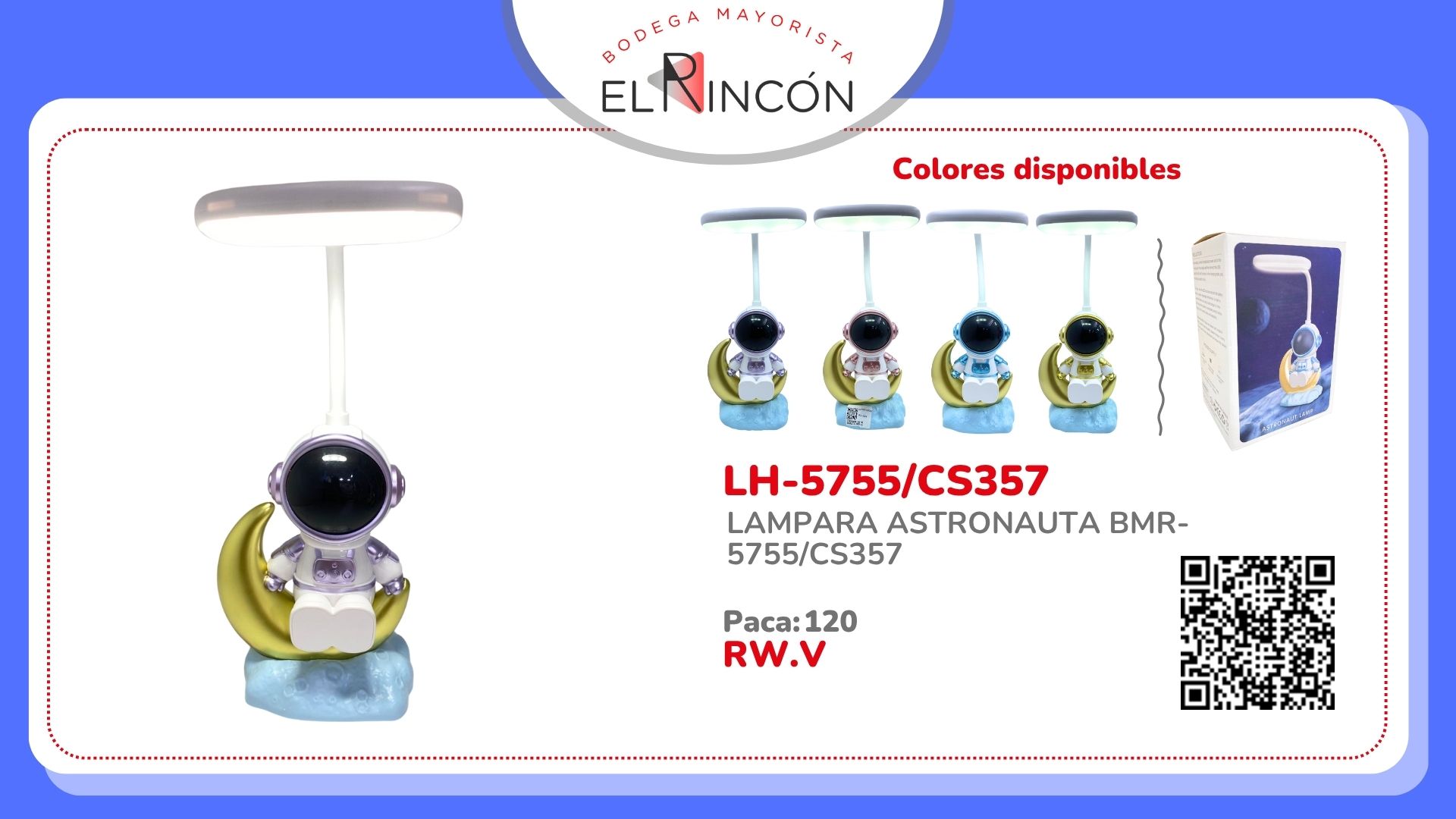 LAMPARA ASTRONAUTA BMR-5755/CS357