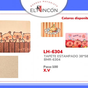 TAPETE ESTAMPADO 38*58CM BMR-6304