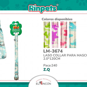 LASO COLLAR PARA MASCOTAS 2.0*120CM BMR-3674
