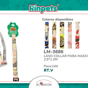 LASO COLLAR PARA MASCOTAS 2,5*1.2M BMR-3686