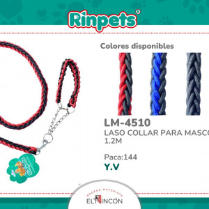LASO COLLAR PARA MASCOTAS 1.2M BMR-4510