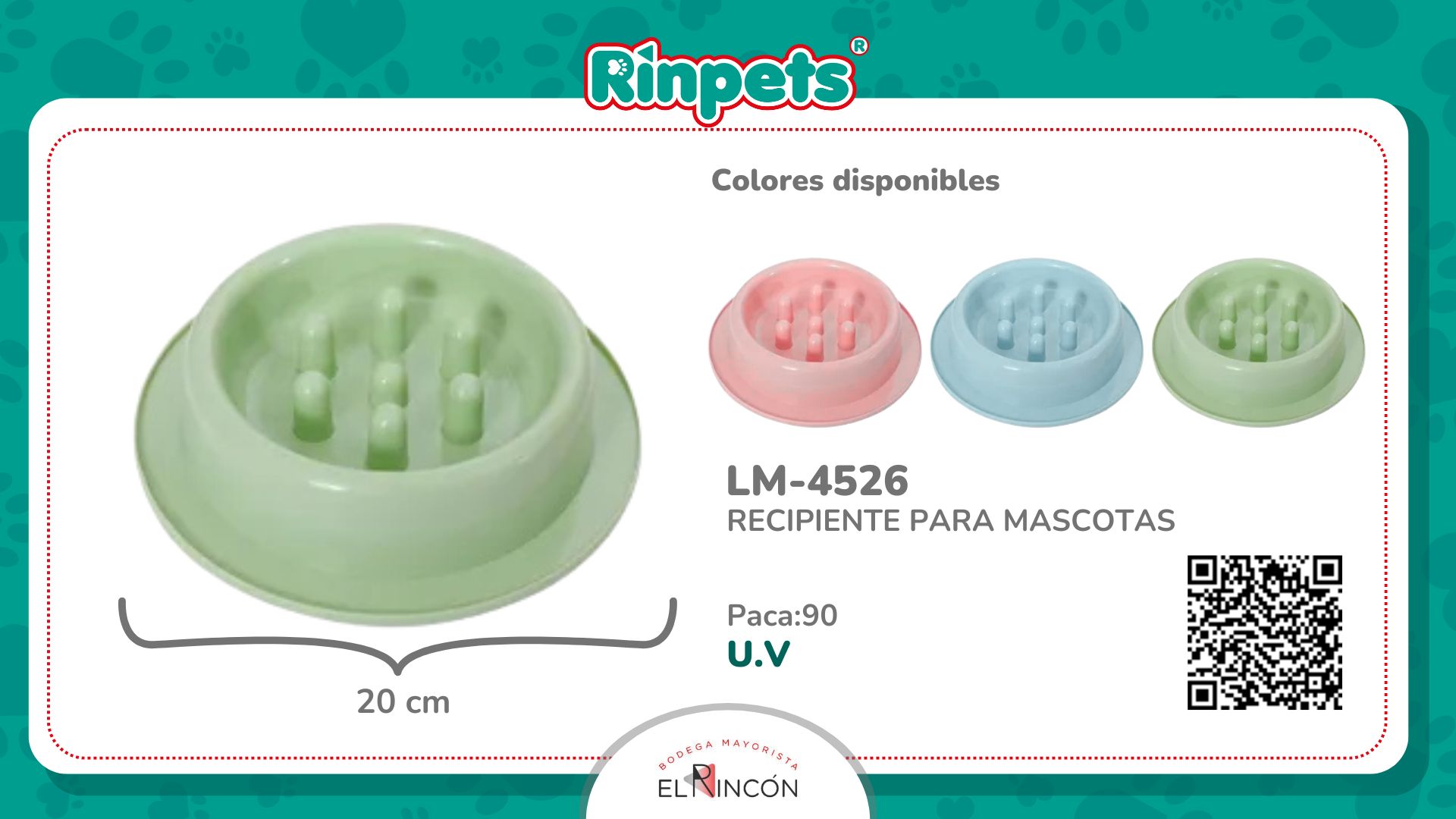 RECIPIENTE PARA MASCOTAS BMR-4526