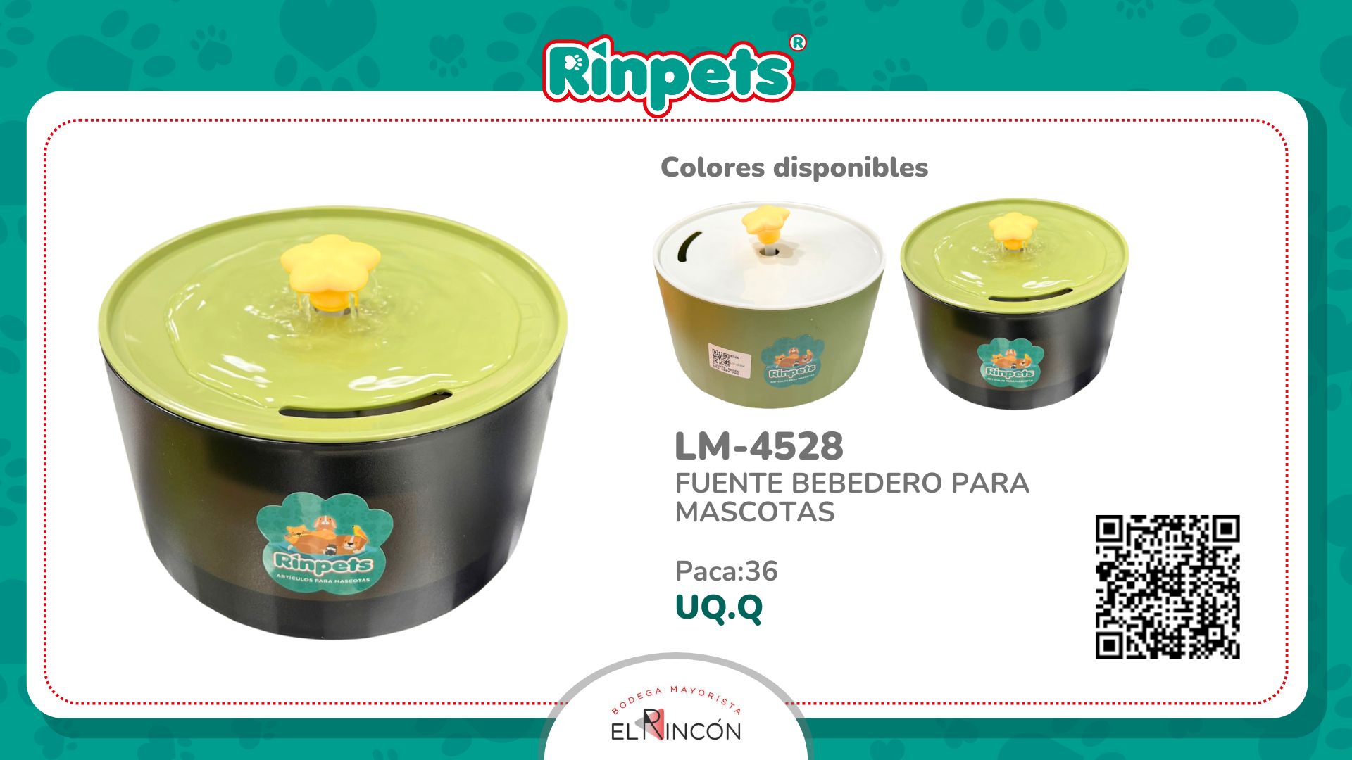 FUENTE BEBEDERO PARA MASCOTAS BMR-4528