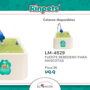 FUENTE BEBEDERO PARA MASCOTAS BMR-4529