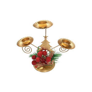 ADORNO CANDELABRO NAVIDEÑO