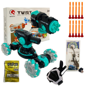 CARRO CONTROL LANZADOR HIDROGEL Y DARDOS + MANILLA 1839-5