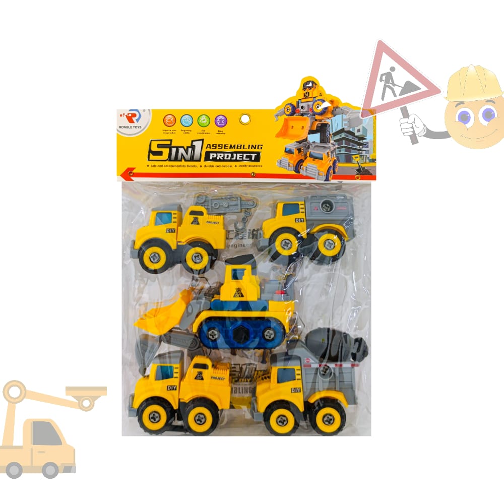 CARROS CONSTRUCCION ARMABLE FINO RL589-14B