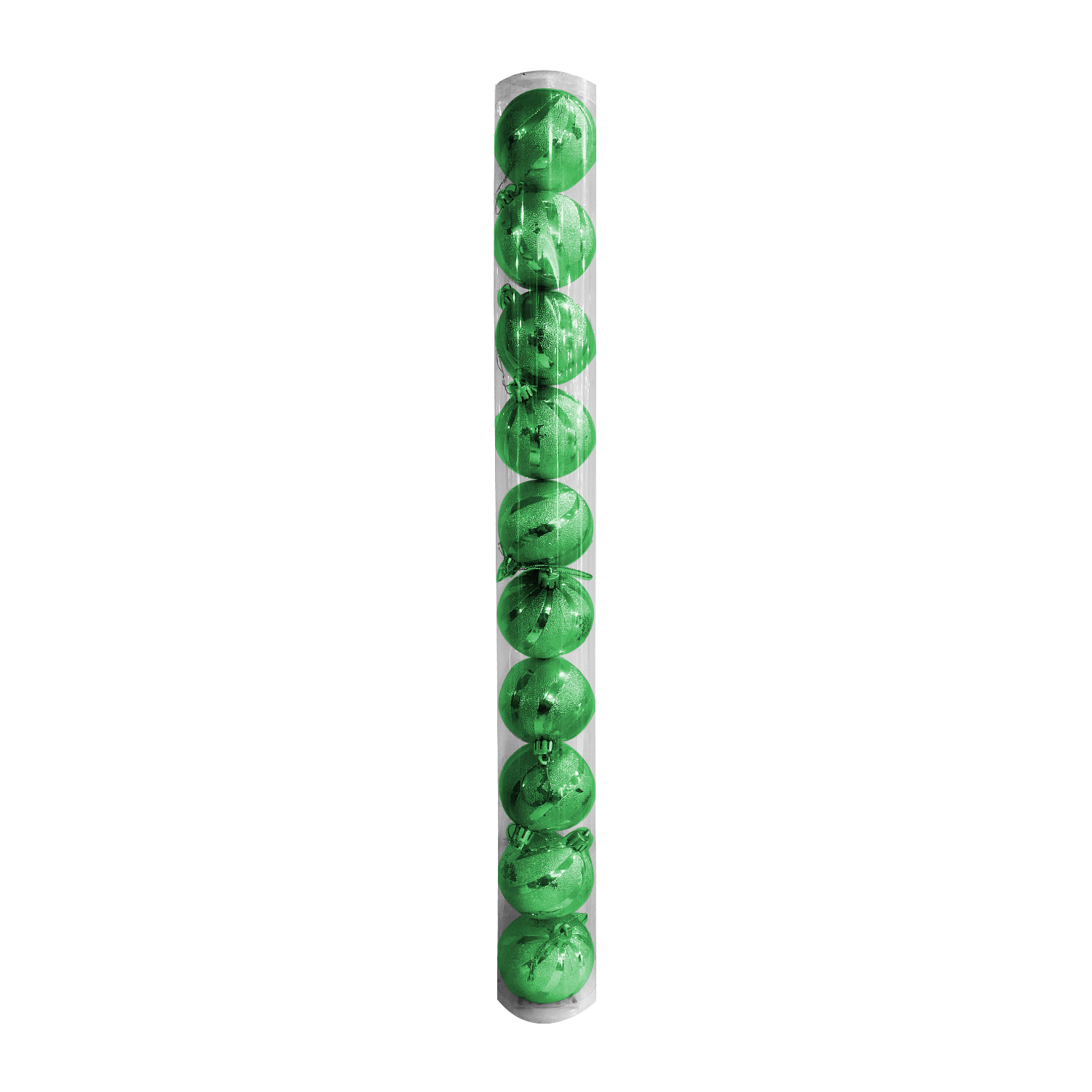 BOLA NAVIDEÑA VERDE 6CM X10