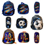 BOLSO INFANTIL NIÑO CON LONCHERA Y CARTUCHERA