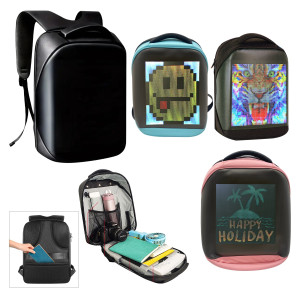 MOCHILA CON PANTALLA LED HD
