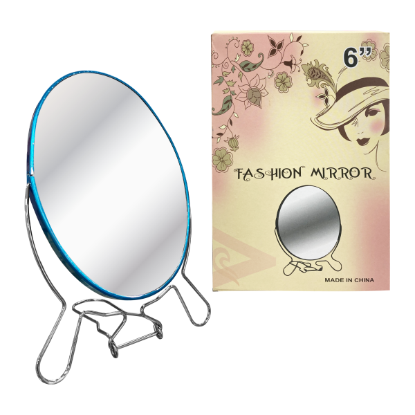 ESPEJO OVALADO DOBLE CARA CON AUMENTO 4*6" (CJX12)