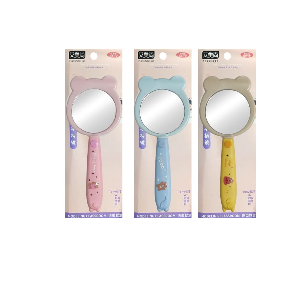 ESPEJO CON MANGO OSITO EN BLISTER DK-A226 (PQTX12)