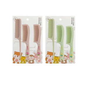 SET DE PEINETA X3 COLORES PASTEL DK-3771