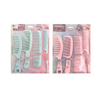 SET PEINETA X4 COLORES PASTEL DK-P405A (PQTX12)