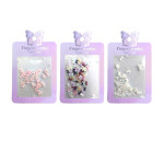 APLIQUES PARA UÑAS DISEÑOS SURTIDOS DK-3394 (PQTX12)