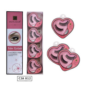 PESTAÑA CORAZON ROSADA DK-2219-R/GCO-003/002 (CJX12)