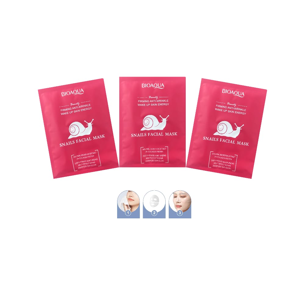 VELO FACIAL BIOAQUA CARACOL SNAILS  BQY08169