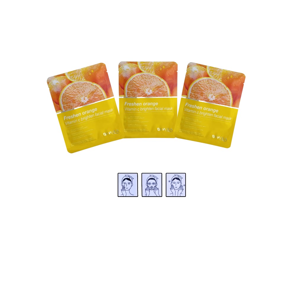 VELO FACIAL BIOAQUA VITAMINA C ILUMINADORA BQY12425