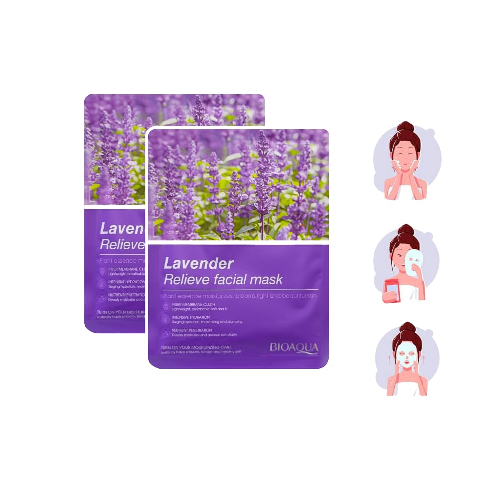VELO FACIAL BIOAQUA LAVANDA BQY12456