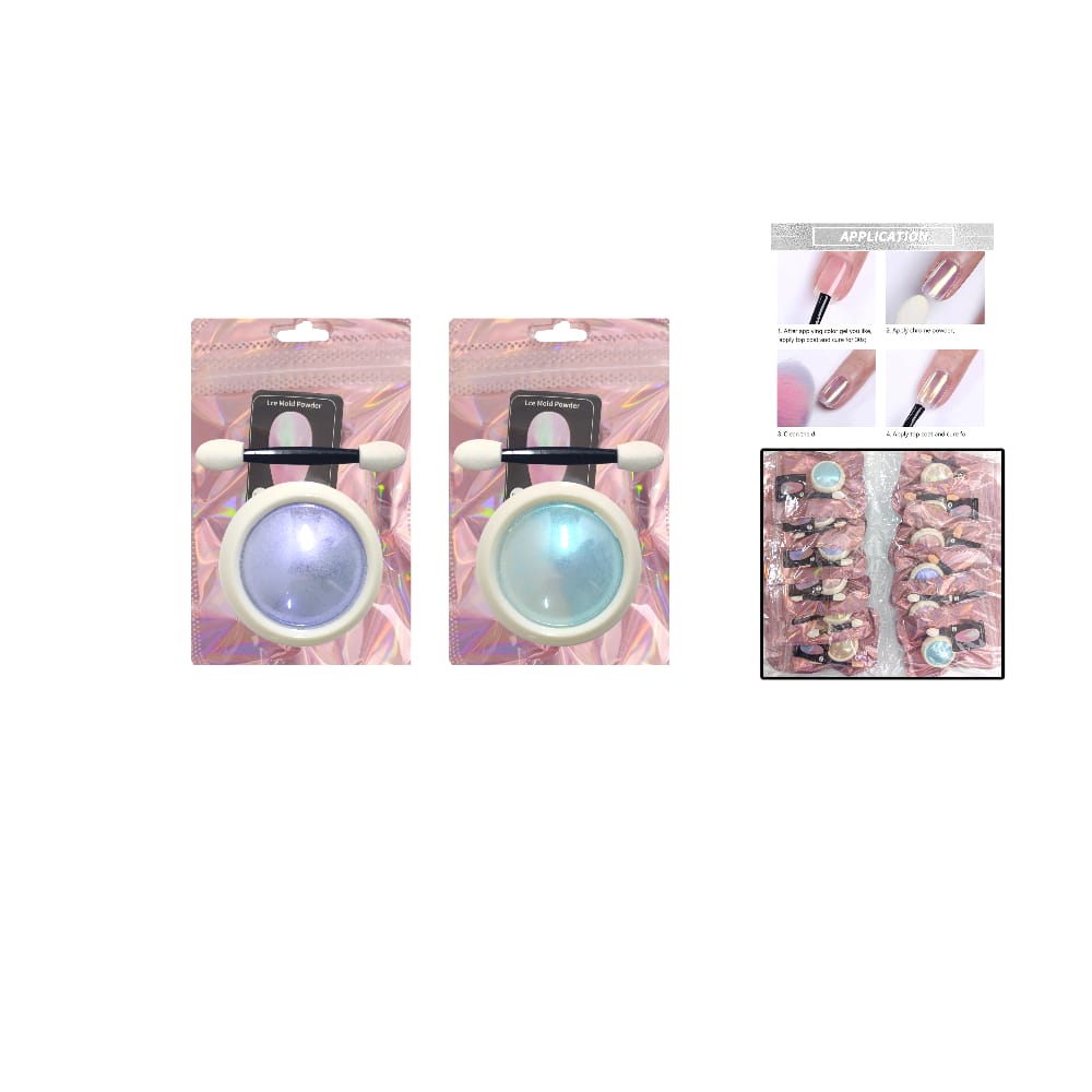 ESCARCHA PARA UÑAS COLORES SURTIDO DK-3411 (PQTX12)