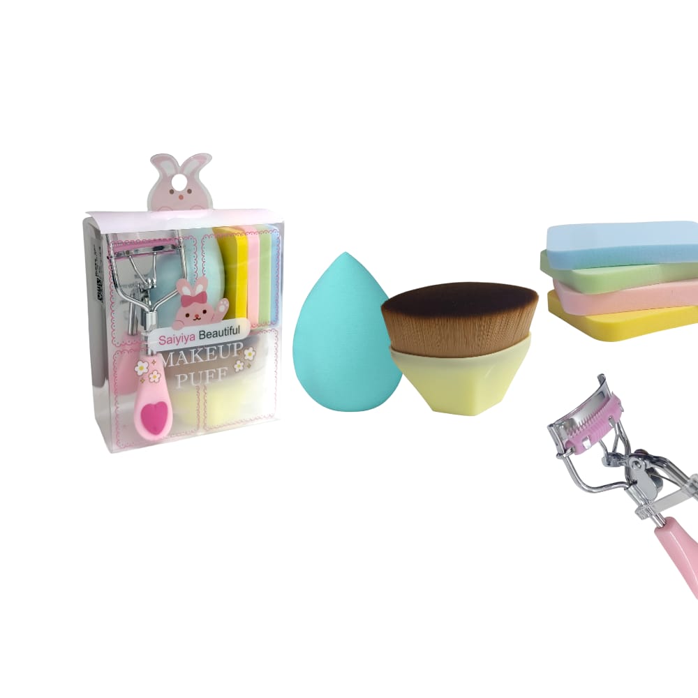 SET X7 PCS  POMOS LUJO + ENCRESPADOR Y BROCHA DK-3617 (PQTX6)