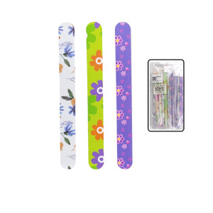 LIMA UÑAS ESTAMPADA FLORES DK-3629 (PQTX12)