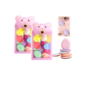 BORLA DE MAQUILLAJE EMPAQUE OSO PQT X12 DK-3644