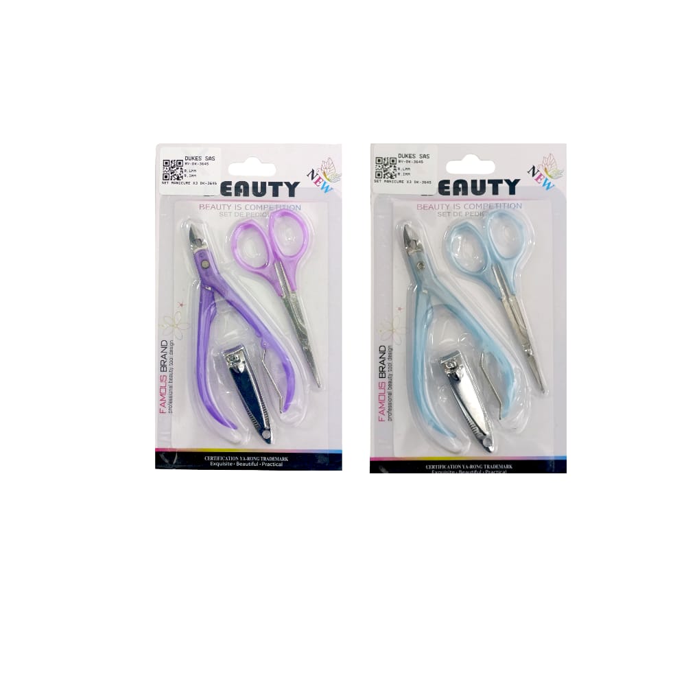 SET MANICURE X3 DK-3645 (PQTX12)
