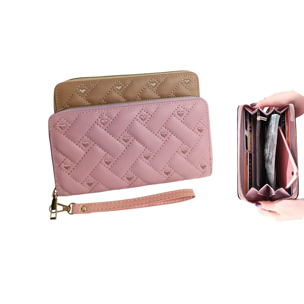 BILLETERA LUJO CORAAZONES DK-4522