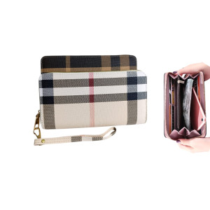 BILLETERA LUJO CUADROS DK-4523