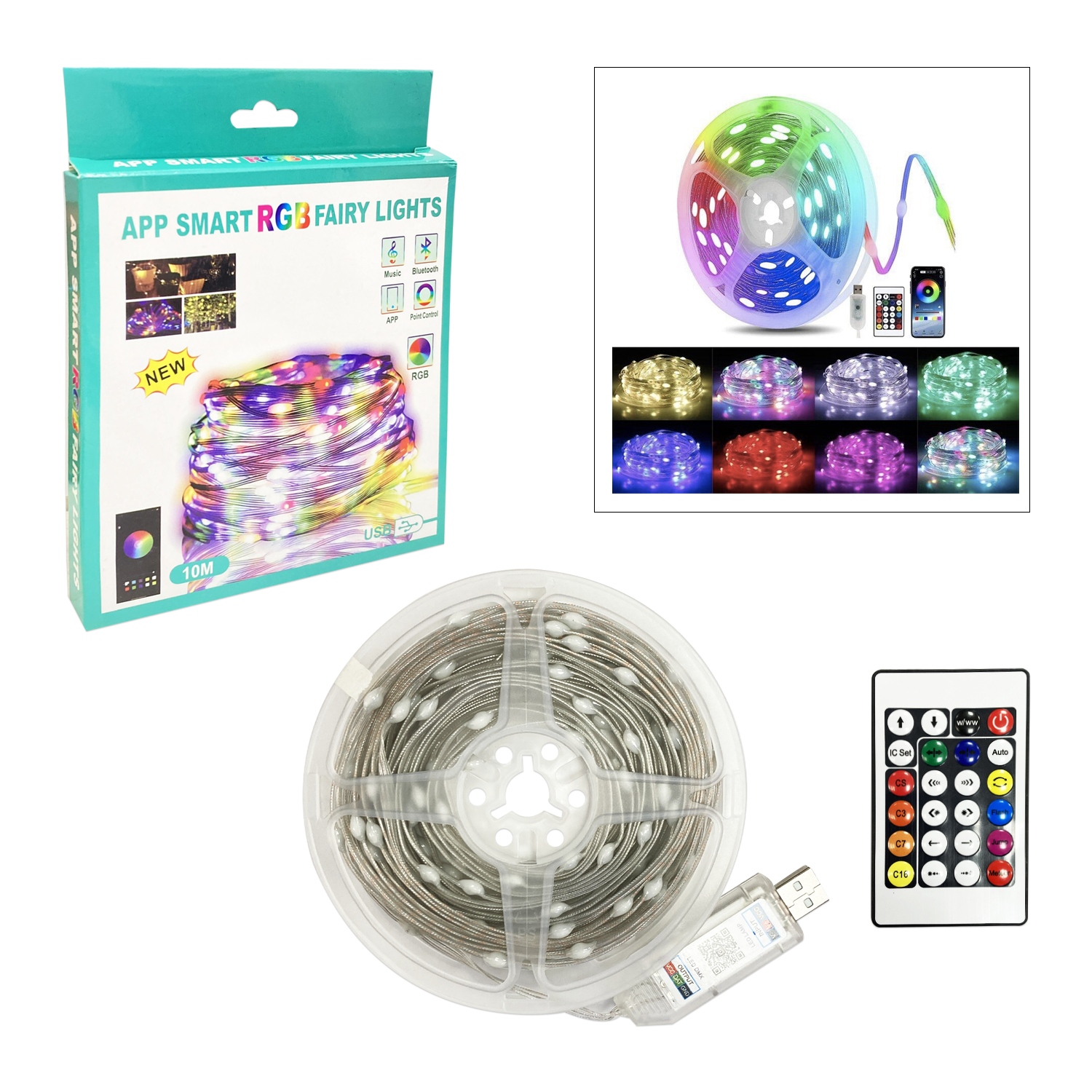 CINTA LUZ LED 10M/5V,