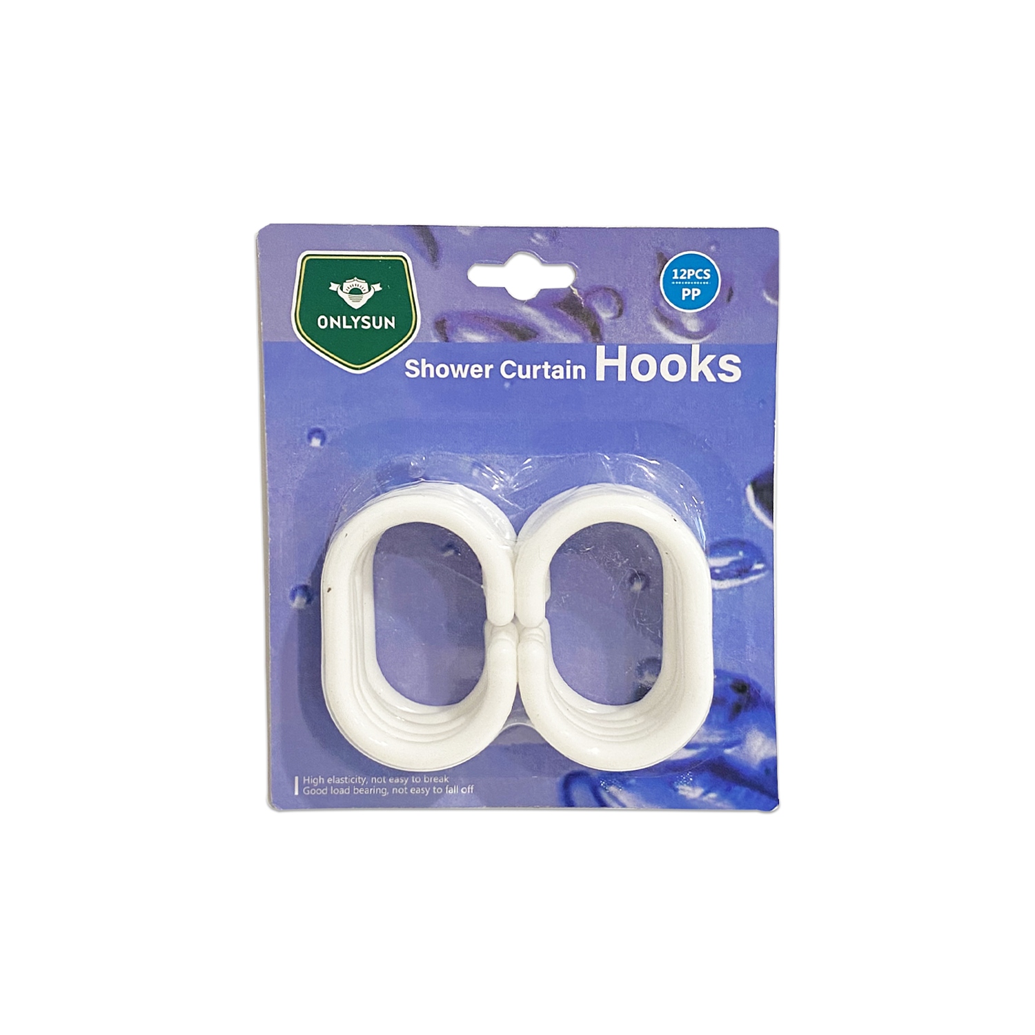 GANCHO PARA CORTINA DE BAÑO X12