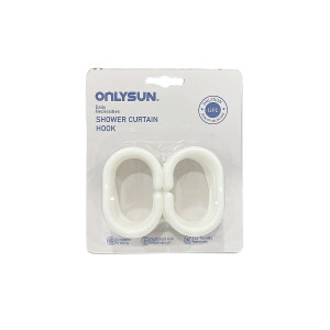 GANCHO PARA CORTINA DE BAÑO X12