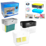 DISPENSADOR DE JABON CON ESPONJA