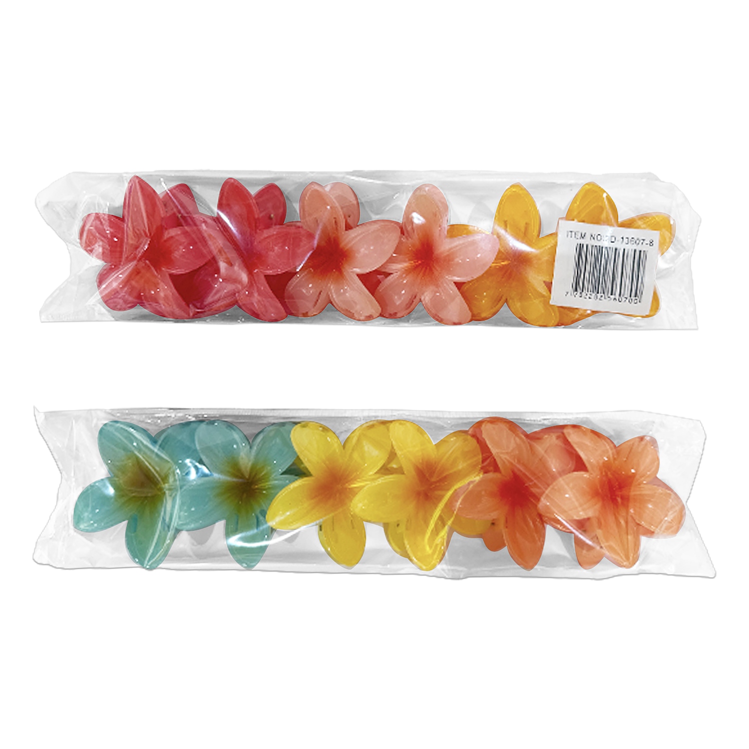 GANCHO FLOR PARA CABELLO 8CM (PQTX12)