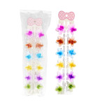 MINI GANCHO FLOR PARA CABELLO 4CM (PQTX12)