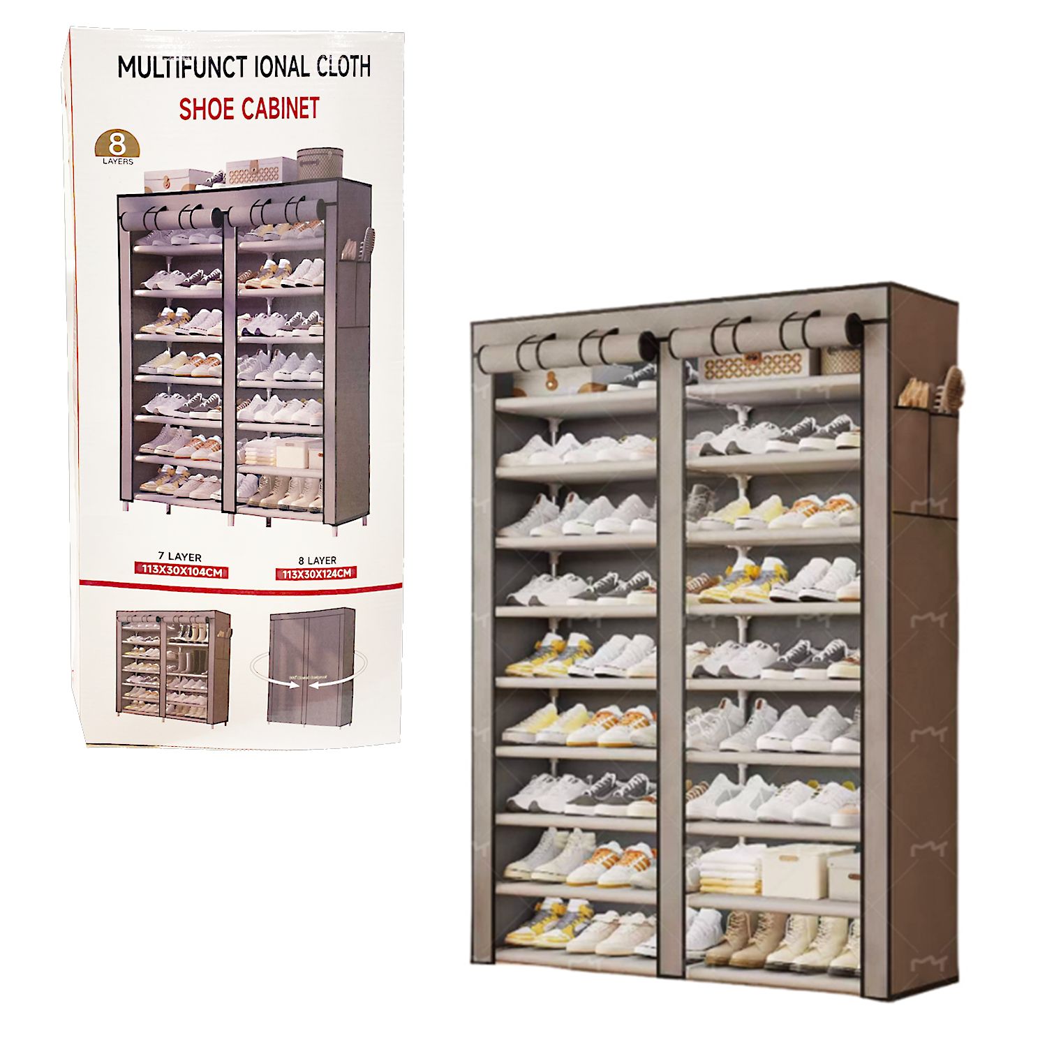 ORGANIZADOR PARA ZAPATOS 8 NIVELES