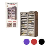 ORGANIZADOR PARA ZAPATOS METALICO 8 NIVELES 113*30*124CM