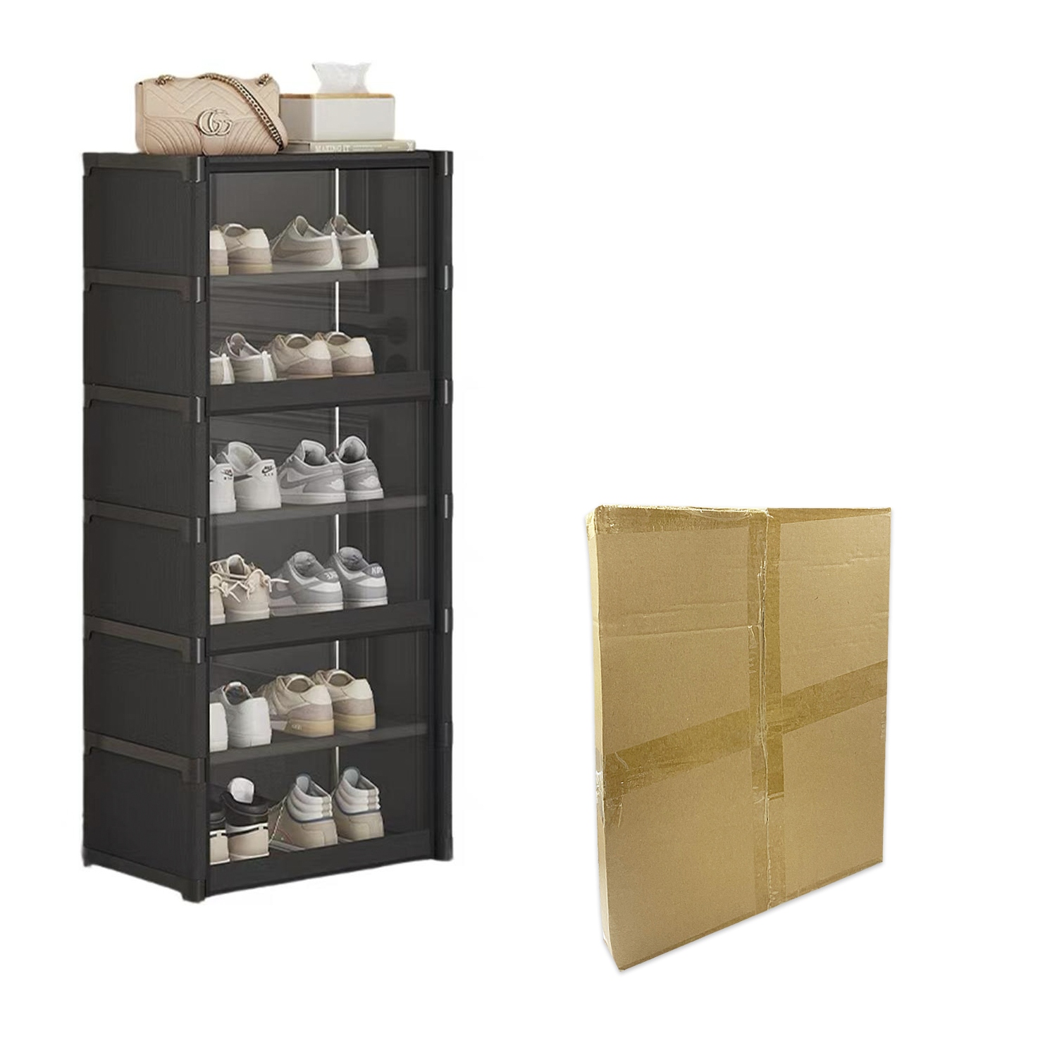 ORGANIZADOR PARA ZAPATOS 7 NIVELES 105*30*42CM