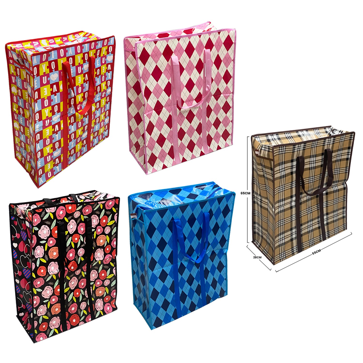 BOLSA DE FIBRA REFORZADA 55*65*24CM