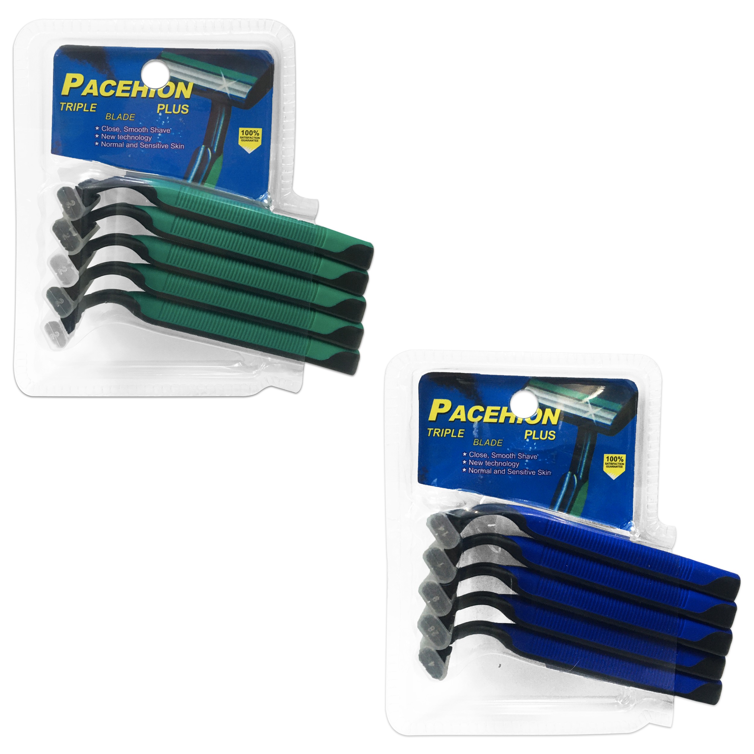 MAQUINA AFEITAR AZUL 3 HOJAS X5 EN BLISTER