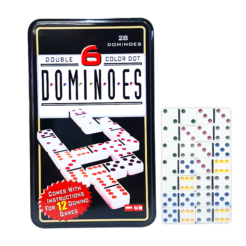 DOMINO EN CAJA METALICA X28PCS