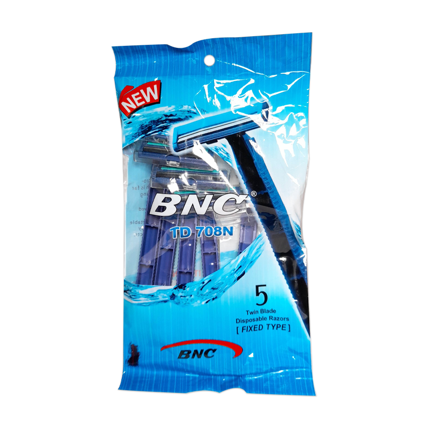 MAQUINA AFEITAR AZUL 3 HOJAS CON GEL X5 (CJX20)