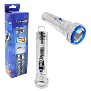 LINTERNA METALICA (PILAS D) (CJX12)