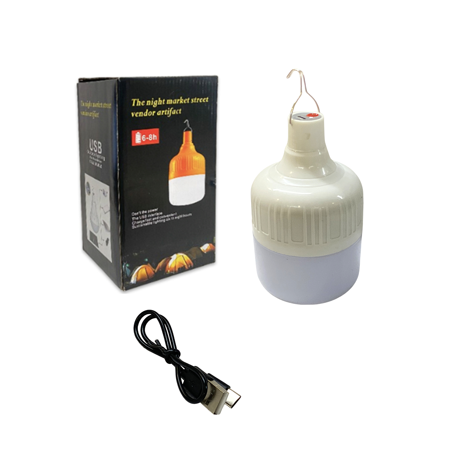 LAMPARA RECARGABLE LUZ BLANCA 20W USB